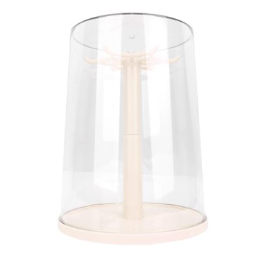Présentoir Rotatif pour Figurines de Poupée, Présentoir Rotatif Transparent pour Figurines de Poupée Boîte de Rangement Protectrice pour Collection de Poupées