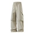 thumbnail image 1 of Pantalon Décontracté pour Hommes, Coupe Ample, Jambe Droite, Design pour Confort et Style Moderne, 1 of 4