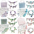 thumbnail image 3 of 64pcs DIY Charm Bracelet Gift Box Jewelry Making Kit with Beads Charms Pendants, 3 of 5