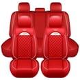 thumbnail image 2 of Maidao Universal Car Seat Covers Full Set for Mercedes-Benz for C300 2008-Present 5 Seats Water Resistant Front Rear Cushion Protector Red, 2 of 6