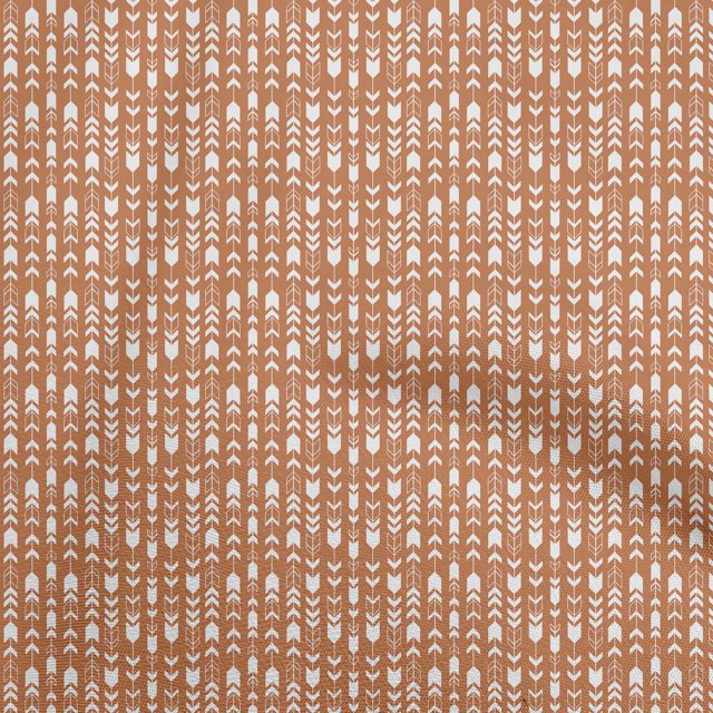 oneOone Velvet Orange Fabric Tribal Sewing Craft Projects Fabric Prints By Yard 58 Inch Wide