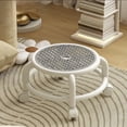 thumbnail image 2 of Grey Breathable Rolling Stool With 360 Degree Wheels 26 X 26 X 19 Inches Mesh Design Swivel Seat For Home Office Compact Mobile Stool Lightweight Portable Seat Space Saving Ergonomic Desig, 2 of 6