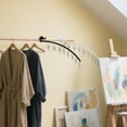 thumbnail image 4 of Functional Windproof Sock Clip Clothesline Portable Folding Sock Rack Underwear Clothesline Rack Balcony Travel Versatile Clothes Clip Drying Organizer, 4 of 5