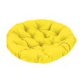 thumbnail image 3 of GROWTH TANK Egg Chair Cushion 40cm Rattan Cushion for Hammock Wicker Chair Rocking Chair Yellow, 3 of 9