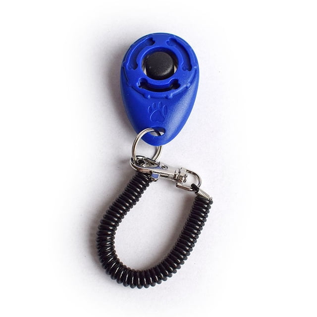 MesaSe Portable Pets Training Clicker Animal Behavior Aids Diet Button Trainer Professional Indoor Outdoor Supplies Presents Orange