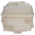 thumbnail image 4 of Butler Specialty Sherpa Square Pouffe in Beige, 4 of 6