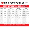 thumbnail image 4 of Hanes Girls ComfortSoft EcoSmart Crewneck Sweatshirt, L, Amaranth, 4 of 5