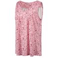 thumbnail image 3 of Innerwin Haut d'Été Col en V Débardeurs pour Femmes Imprimé Floral Boho T-Shirts Rose L, 3 of 5