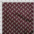 thumbnail image 3 of oneOone Polyester Lycra Fabric Stripe & Check Kasuri Print Fabric BTY 56 Inch Wide, 3 of 4