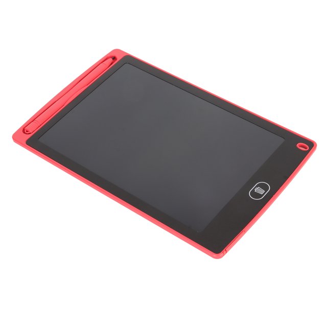 Ymiko 8.5 Inch LCD Writing Tablet With Pressure Sensing Lock Red Portable