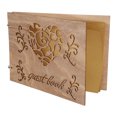 thumbnail image 3 of Dekaim Guest Book Wooden Wedding Guest Book Album Message Notebook for Wedding Engagement Decoration(Type 3), 3 of 7