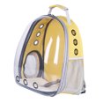 thumbnail image 3 of Pet Carrier Backpack, Transparent Window Large Space Cat Backpack Carrier Breathable  for Dogs for Walking Black,Yellow, 3 of 8