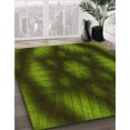 thumbnail image 3 of Ahgly Company Tapis Rectangulaire Lavable en Machine Intérieur Transitionnel Vert Forêt Foncé, 8 Pieds x 10 Pieds, 3 of 7