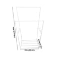 thumbnail image 3 of Dvkptbk Coat Rack Double Pole Clothes Hanger Hanging Clothes Hanger Multifunctional Bedroom Clothes Hanger Storage Box Can Be Placed The Bottom Floor Organization and Storage, 3 of 6