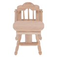thumbnail image 4 of Dollhouse Baby Dining Chair, 1/12 Dollhouse Decoration Foldable  For Collection, 4 of 8