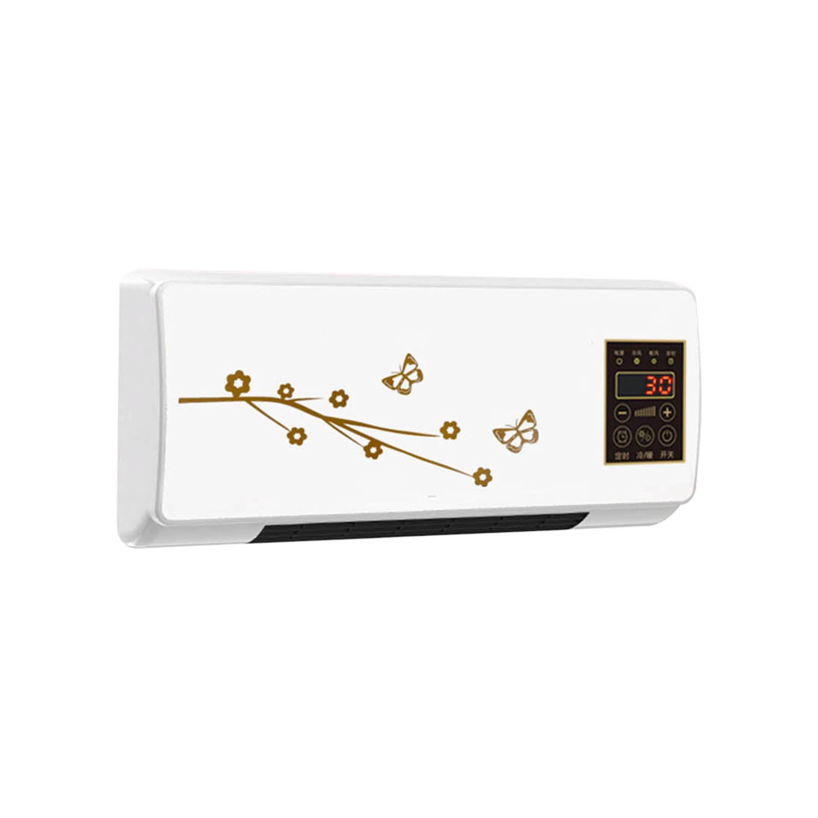 TopLLC Air Conditioner Wall Mounted Household Remote Control Cool And Heating Fan Energy Saving Wide Angle Blower Air cooler