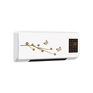 TopLLC Air Climatiseur mural à télécommande domestique Cool et chauffage ventilateur d'économie d'énergie grand angle souffleur Air refroidisseur