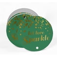 thumbnail image 2 of Inkdotpot Pack Of 50 Let Love Sparkle Wedding Favor Paper Tags Craft Real Gold Foil Hang Tags, 2 of 6