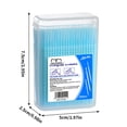 thumbnail image 2 of PEONAVET 200Pcs Double-Head Toothpicks Disposable Plastic Toothpicks For Teeth Cleaning Interdental Brushes Oral Care DentalPicks, 2 of 8