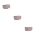 thumbnail image 3 of relayinert Contenant de Rangement pour l'Organisation et Poignée en Corde Robuste Boîte de Rangement Pliable Rose Pâle 31*21*13 Ensemble de 3, 3 of 6