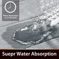 thumbnail image 4 of ORUYROP Memory Foam Bath Mat Large Size, Soft and Comfortable, Super Water Absorption, Non-Slip, Thick, Machine Wash, Easier to Dry for Bathroom Floor Rug (44 x 24 Inch, Silver), 4 of 7
