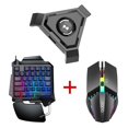 thumbnail image 4 of Colorful Light One-handed Gamming Keyboard Device for Mobile Phone, 4 of 15
