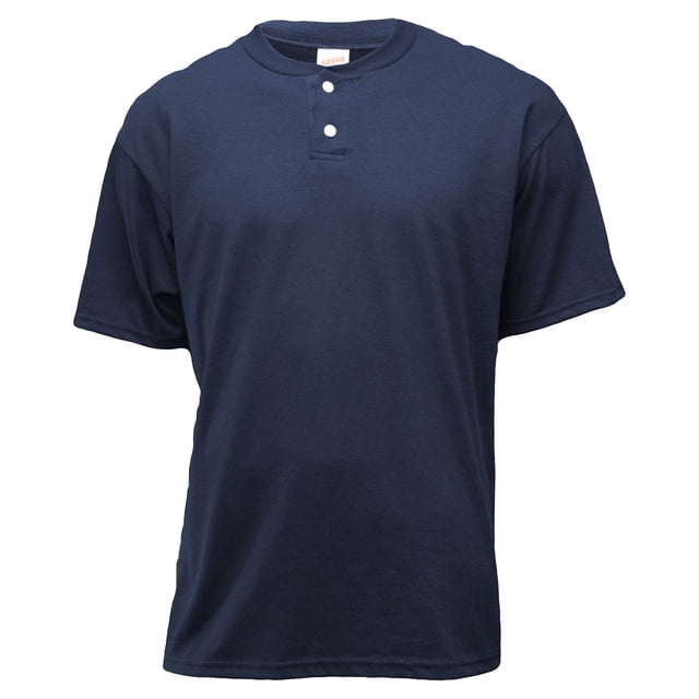 Soffe T-Shirt à Manches Courtes Henley Patte d'Éléphant pour Hommes - M206
