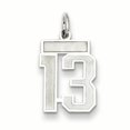 thumbnail image 1 of Pendentif Breloque en Argent Sterling 925 Numéro 13, 1 of 6