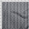 thumbnail image 3 of oneOone Silk Tabby Fabric Stripe & Mandala Block Print Fabric By Yard 42 Inch Wide, 3 of 4