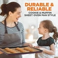 thumbnail image 4 of 8-Piece Nonstick Stackable Bakeware Set - PFOA, PFOS, PTFE Free Baking Tray Set w/Non-Stick Coating, 450°F, 4 of 9