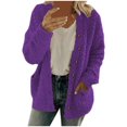 thumbnail image 1 of Winter Clearance Cardigan Sweaters for Women Long Sleeve Loose Coat Cardigan Solid Color Sweater, 1 of 8