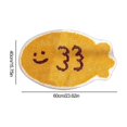 thumbnail image 3 of TopLLC Bathroom Rugs, Rugs for Living Room, Area Rug, Bath Mat Special Shaped Imitation Wool Taiyaki Small Floor Mat Household Bathroom Mat Bathroom Absorbent Non Slip Floor Mat floor mats, 3 of 6