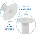 thumbnail image 3 of 10pcs White Plastic Empty Spools for Cord Organizing Use Wire Yarn Bobbins 1.5 Inches Diameter, 3 of 9