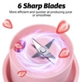 thumbnail image 2 of Portable Blender for Shakes and Smoothies 340ml Mini Blender with, 2 of 8