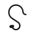 thumbnail image 3 of Mainstays Decorative S-Shaped Shower Curtain Hooks with T-Bar Ends, Matte Black, 3 of 7