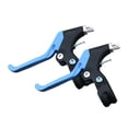 thumbnail image 3 of Siruishop 2 Pieces Bike Brake Lever Three Finger Compatibility Replacement Accessories Black and Blue, 3 of 8