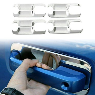 8 Pack Car Exterior Door Handle Bowl Cover Decoration Chrome ABS Suitable for Ford F150 2015-2019-