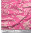 thumbnail image 1 of Soimoi Poly Georgette Fabric Flower Artistic Decor Fabric Printed Yard 52 Inch Wide, 1 of 3