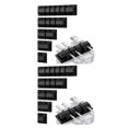 thumbnail image 2 of Wweixi 5piece Durable Cable Holder Organizer For Wood Tile Metal And Plastic Surfaces Multiple Slots 2Set, 2 of 6
