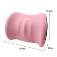 thumbnail image 3 of Memory Foam Pillows, Memory Foam Pillow, Car Cushion Car Foam Lumbar Cushion To Relieve Driving Fatigue Slow Car Lumbar Pillow, Lumbar Support Pillow for Car, Lumbar Pillow Cover, 3 of 9