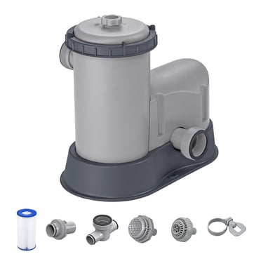 Bestway Flowclear 1,500 GPH Above Ground Swimming Pool Water Filter Pump
