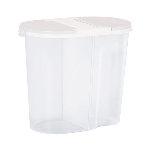 Oleegame 1 Pce Boîtes de Rangement pour Produits à Capacité Fermée Rangement des Aliments Rangement Compartiments Secs Réservoirs de Mise en Conserve de Céréales Cuisines Restaurants et Bars Blanc