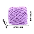 thumbnail image 2 of Boovnll Chunky Yarn, Soft Chenille Yarn 100g/3.5oz - Polyester - Super Bulky - for Knitting Hats, Sweater, Scarves, Crafts, Home Decorations, DIY Kids Toys, Yarn, 2 of 5