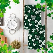 Kitchen Hand Towels,Holiday Kitchen Towels,Irish Festival Hand Towel Truck Tree Print Towel Towel Kitchen Decor,Holiday Hand Towels,Decorative Kitchen Towels,Green Kitchen Decor,Green Kitchen Towels