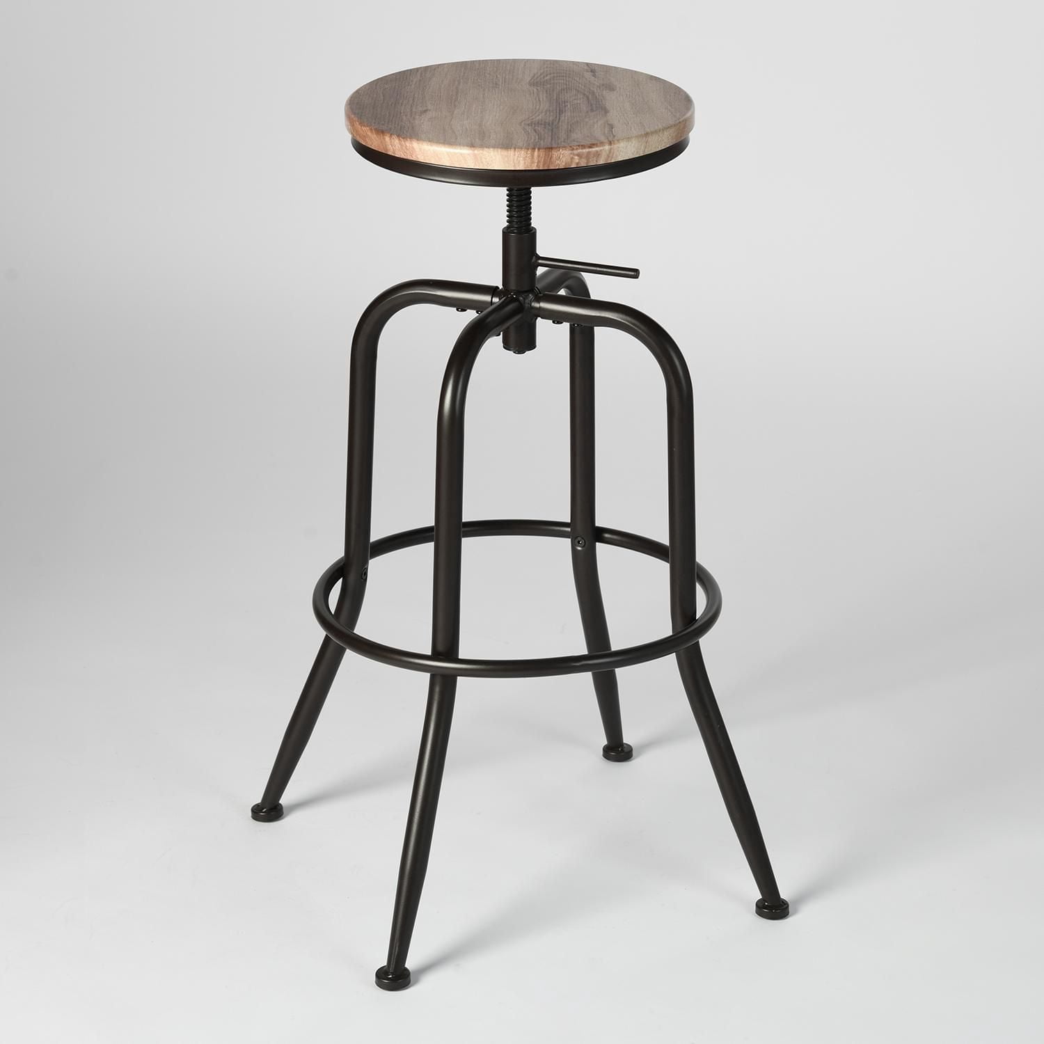 Homy Casa Chaise d’ordinateur rembourrée brune, effet suède, pivotante, avec accoudoirs, hauteur réglable et roulettes