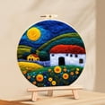 thumbnail image 5 of Vrorvz Beginner-Friendly Wool Felts Painting Needle Felts Kit with Embroidery Frame and Materials Suit DIY Craft Set for Home Decoration and Gift Suit Pack for Crafters, 5 of 5