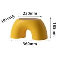 thumbnail image 3 of Esquirla Household Small Stool Practical Home Footboard Furniture Seat Chair Yellow, 3 of 8