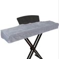 thumbnail image 2 of Tachiuwa Velvet Piano Keyboard Cover Multi-Functional Cover for Electronic Piano Musical Instrument Parts Daily Supplies - Grey, 2 of 9