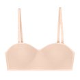 thumbnail image 1 of RKSTN Bras for Women Traceless Comfortable No Steel Ring Removable shoulder strap Convertible Bras Solid Color Breathable Gathering Push up Strapless Bras, 1 of 3