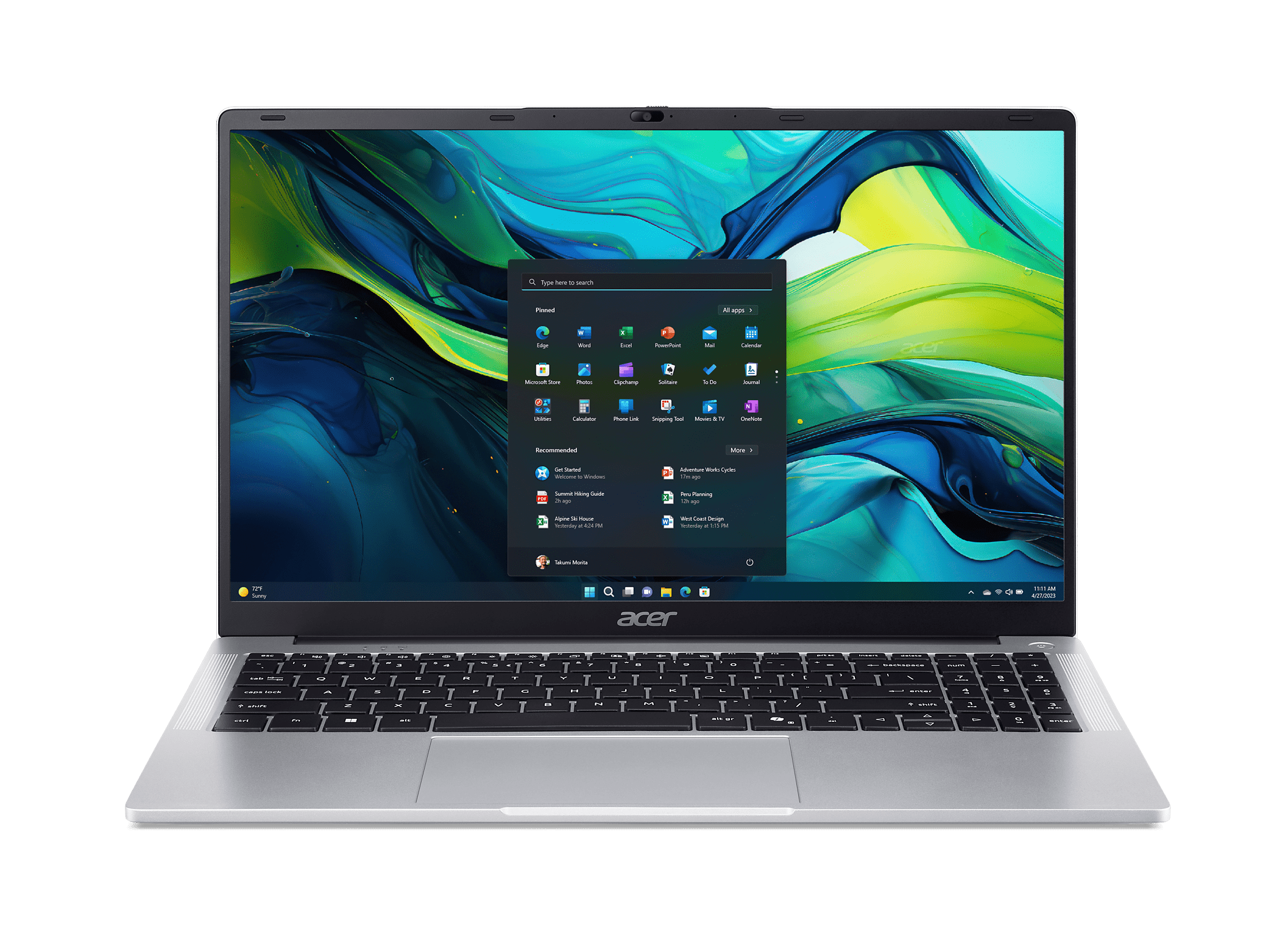 Acer Aspire Lite 17.3” HD IPS (1600x900) Laptop, Intel N150, 8GB LPDDR5 RAM, 128GB SSD, Windows 11, One Year Subscription to Microsoft 365 Included